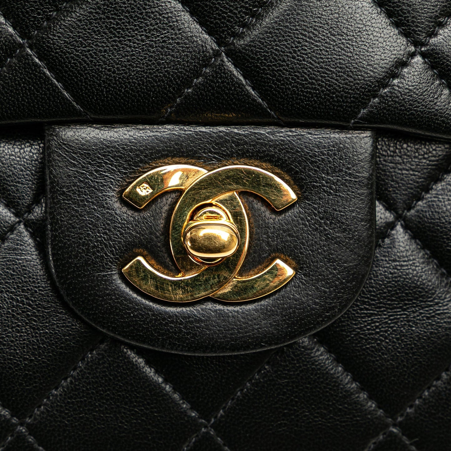 Chanel Small Classic Lambskin Double Flap Black