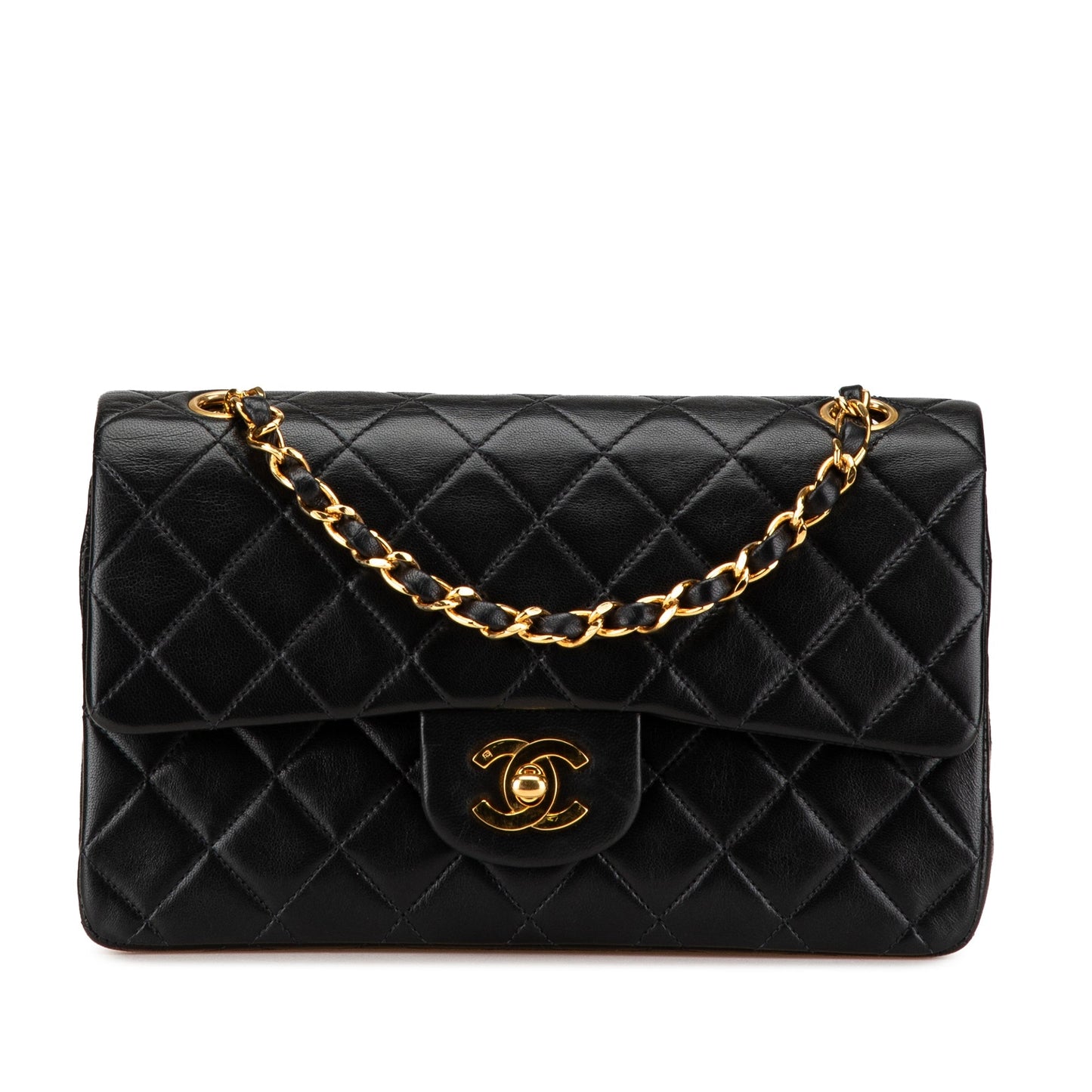 Chanel Small Classic Lambskin Double Flap Black