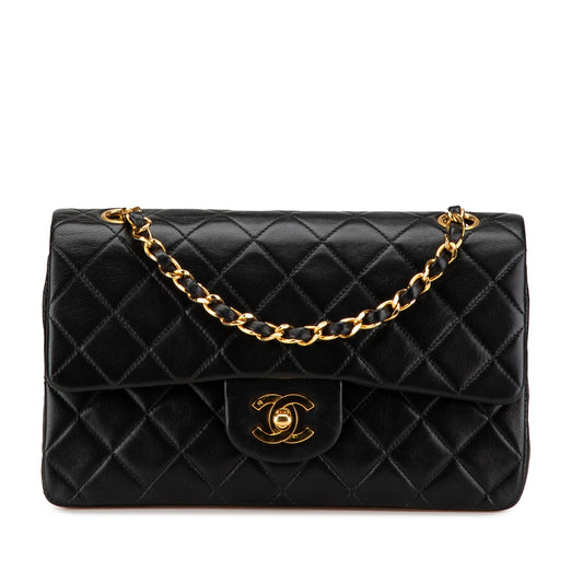 Chanel Small Classic Lambskin Double Flap Black
