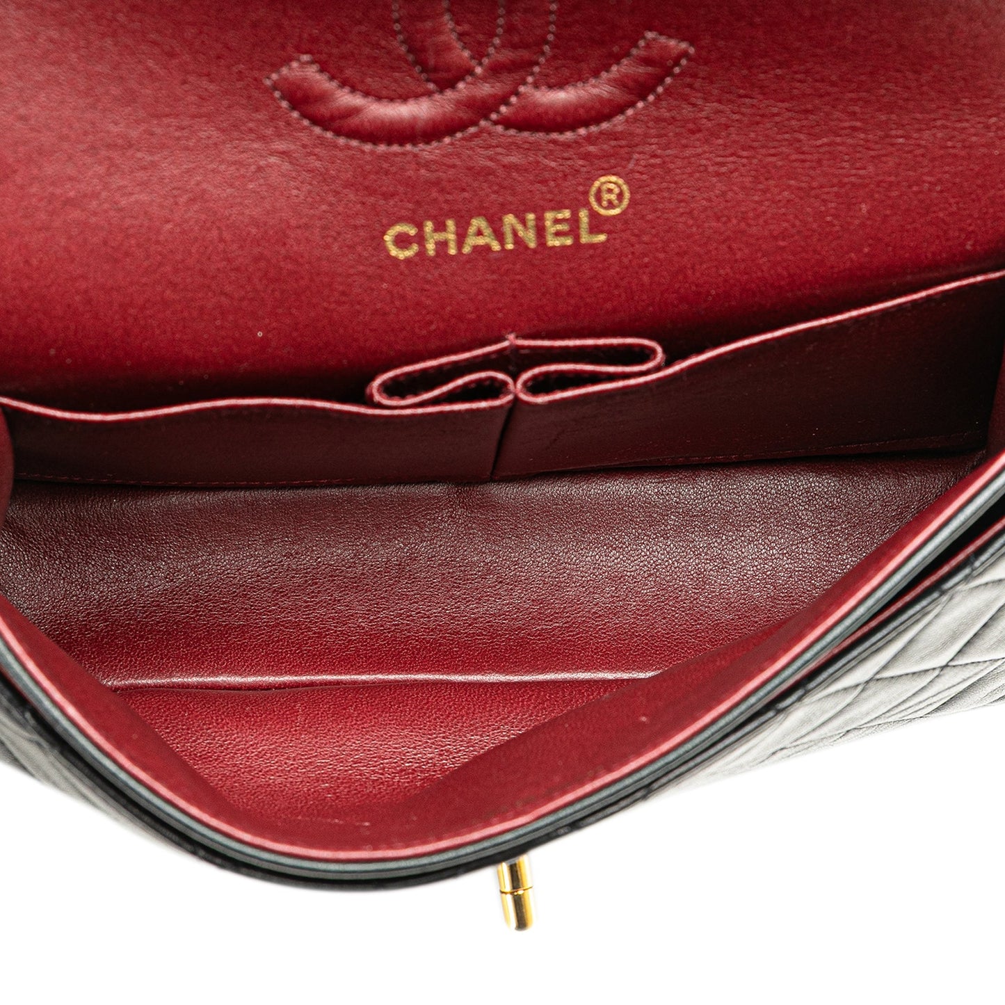 Chanel Small Classic Lambskin Double Flap Black
