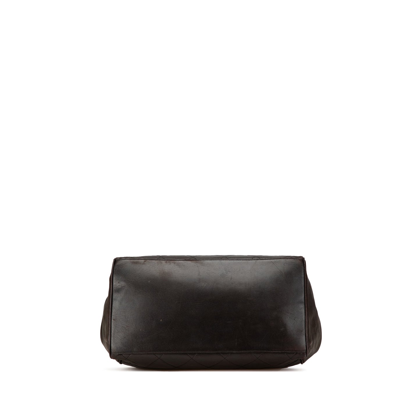 Chanel Quilted Lambskin Tassel Chain Shoulder Bag Black