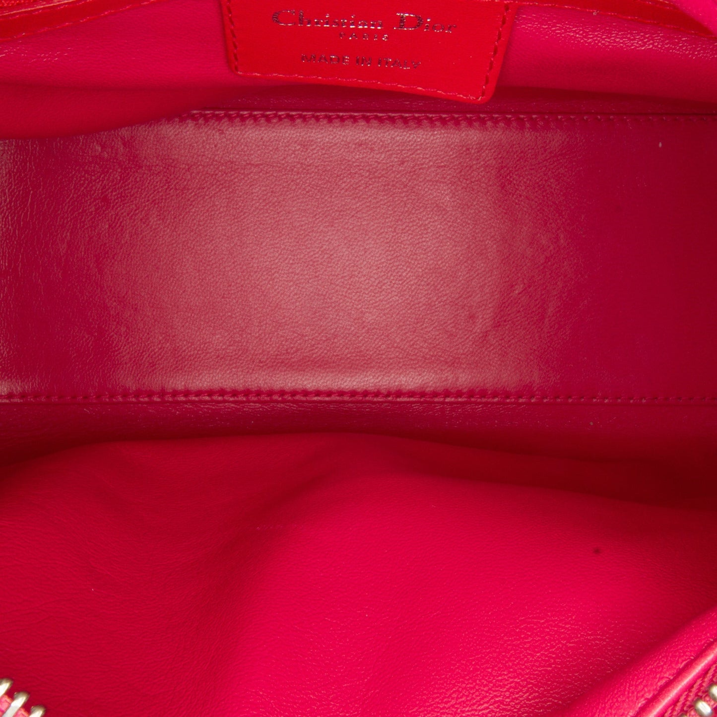 Dior Medium Bicolor Lambskin Cannage Lady Dior Orange