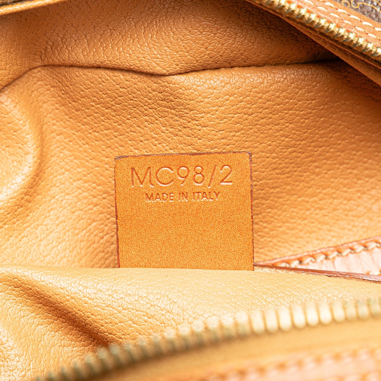 Celine Macadam Coated Canvas Handbag Brown