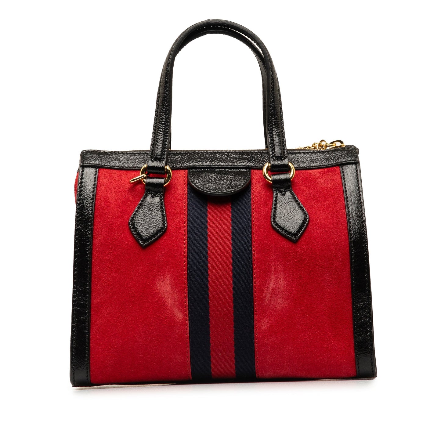 Gucci Small Suede Ophidia Satchel Red