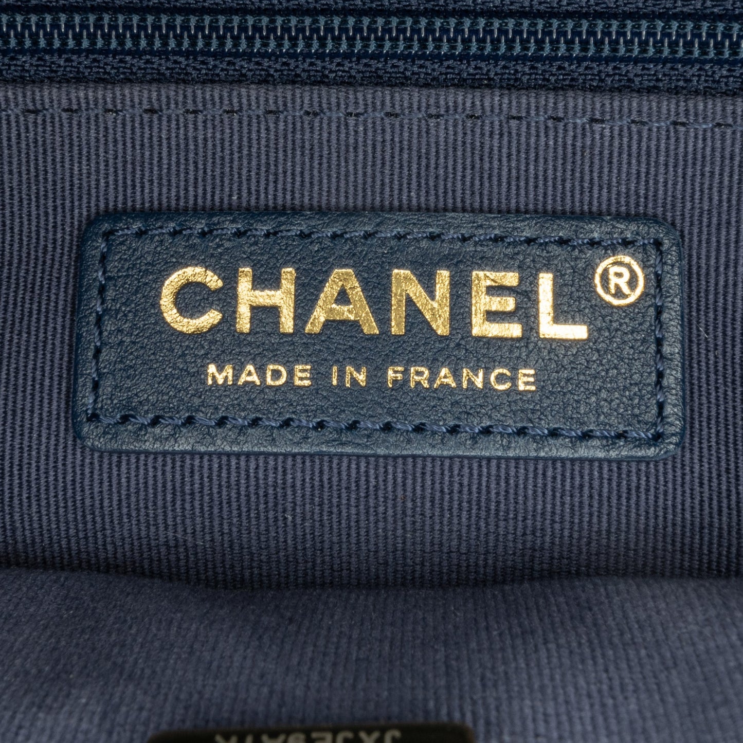 Chanel Small Tweed School Memory Top Handle Flap Blue