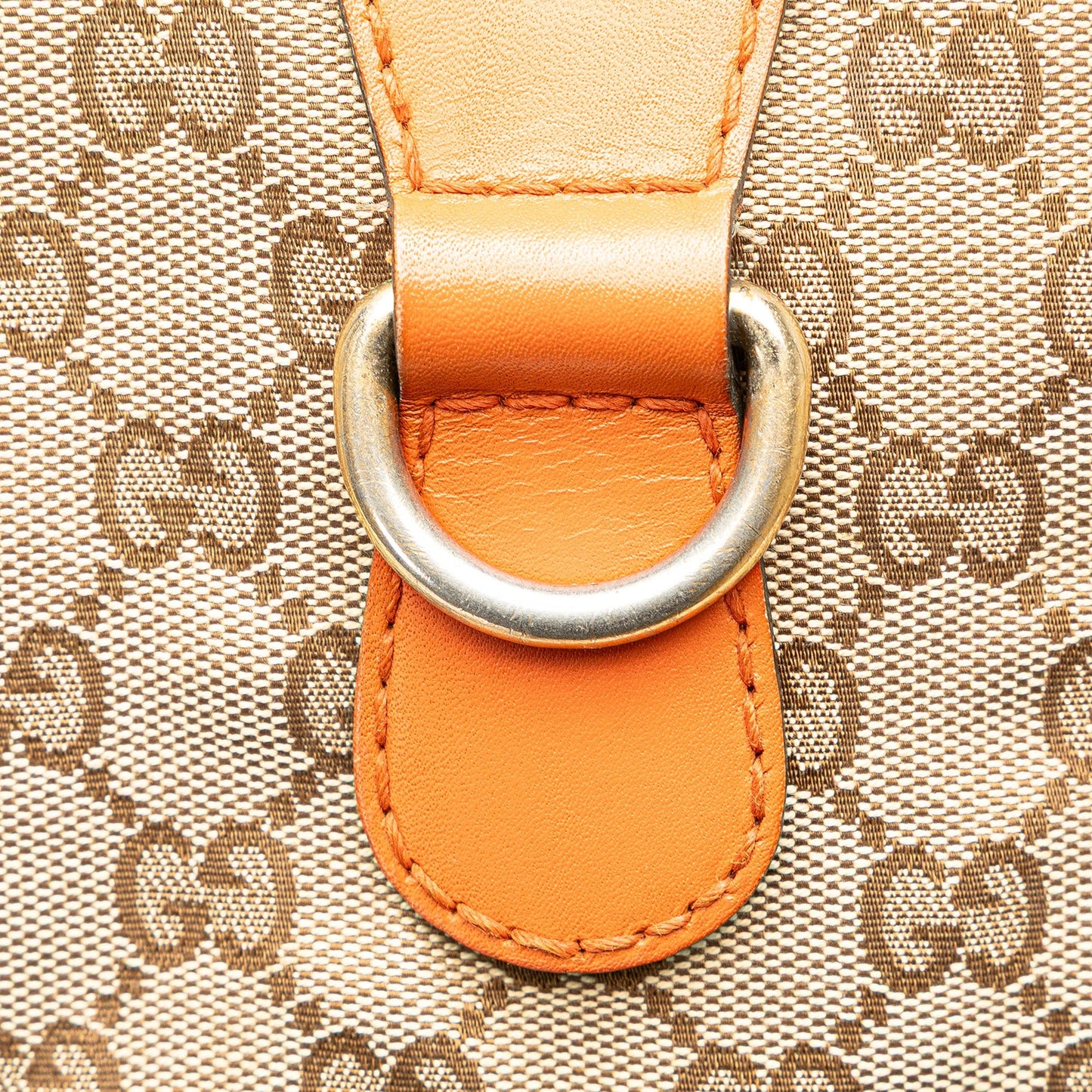 Gucci GG Canvas Web Joy Boston Bag Brown