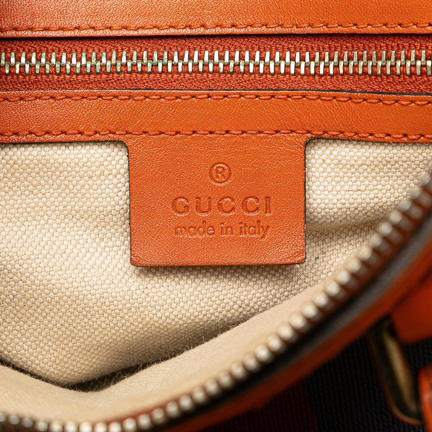 Gucci GG Canvas Web Joy Boston Bag Brown