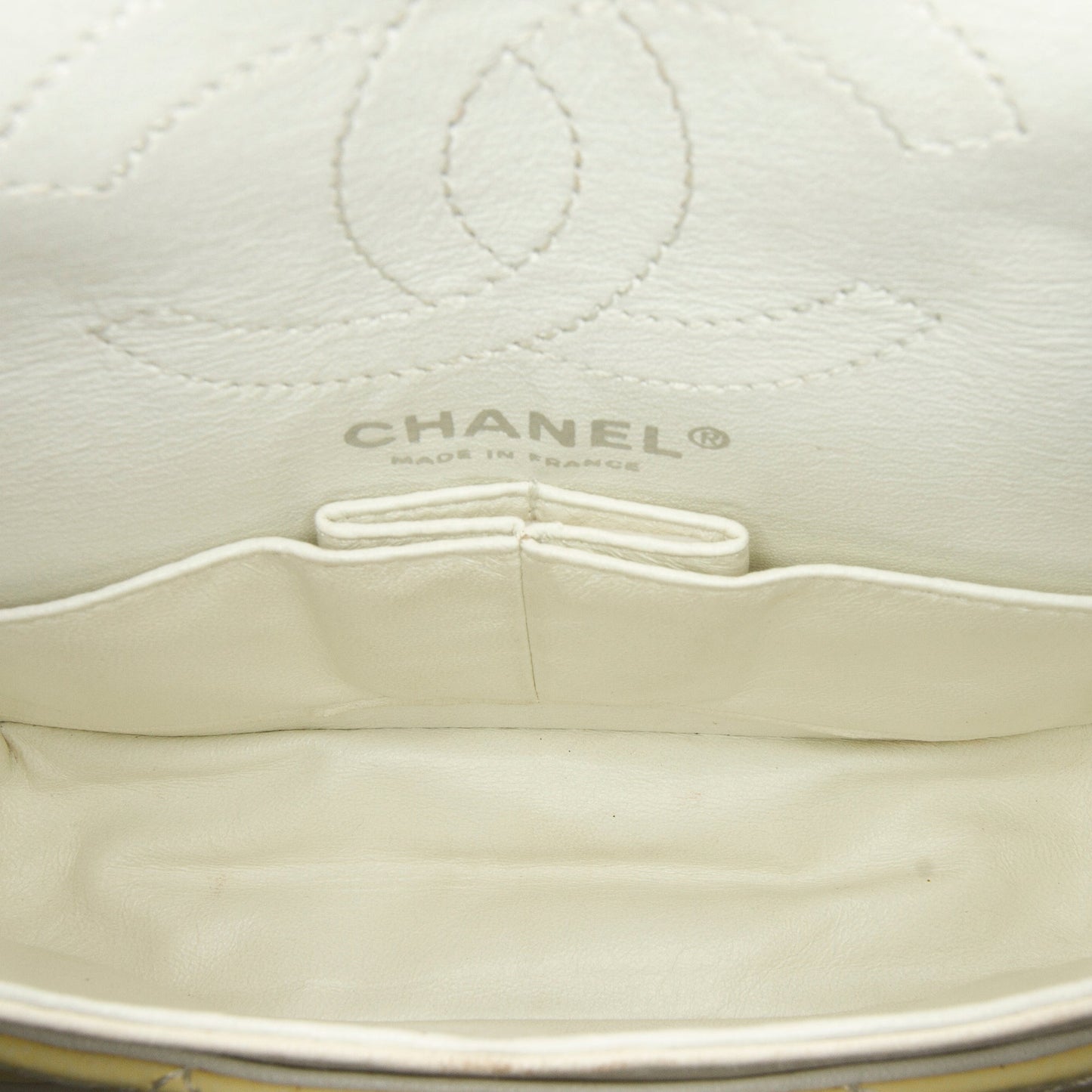 Chanel Mini Reissue 2.55 Patent Double Flap Yellow