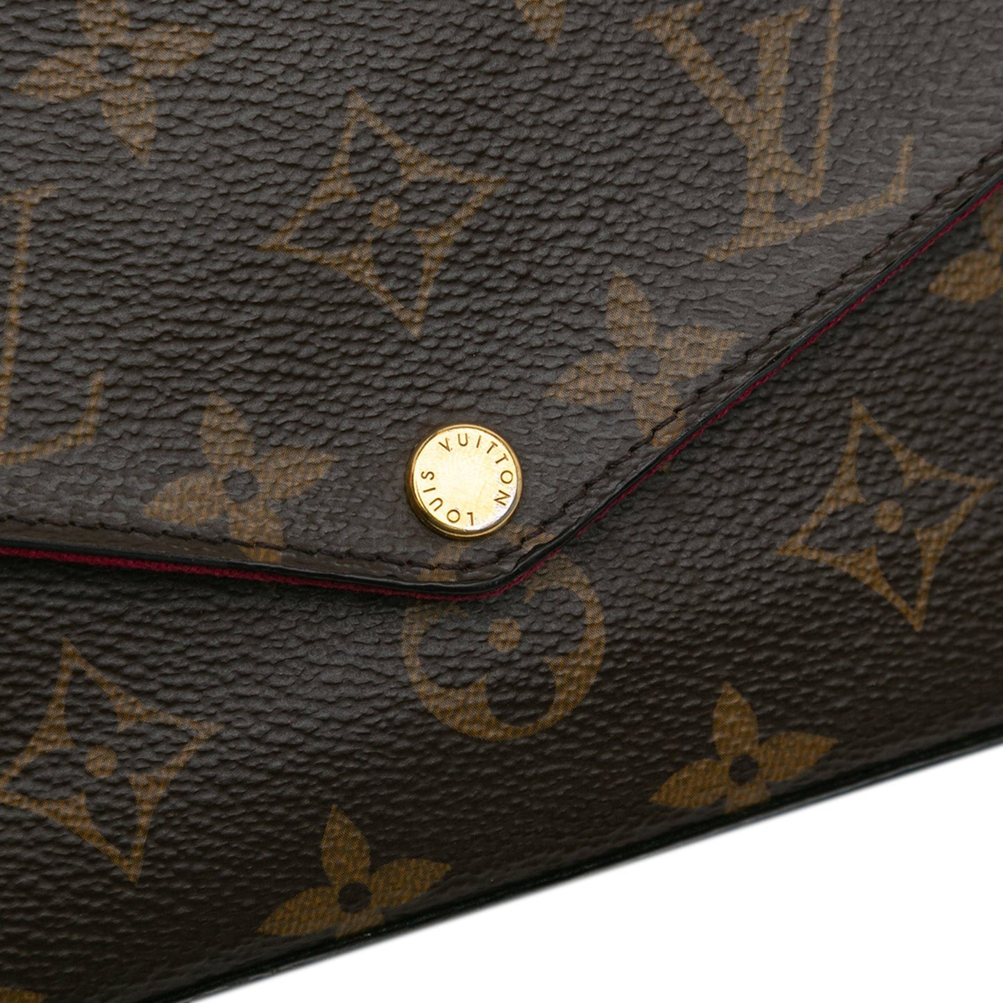 Louis Vuitton Monogram Pochette Felicie Brown