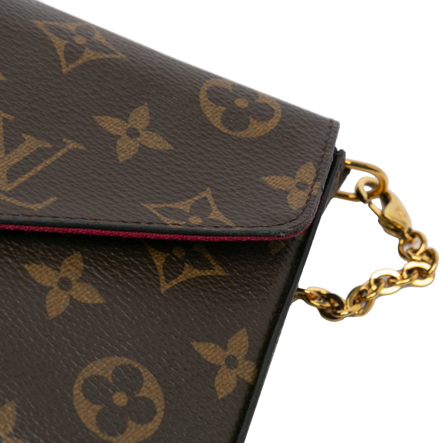 Louis Vuitton Monogram Pochette Felicie Brown