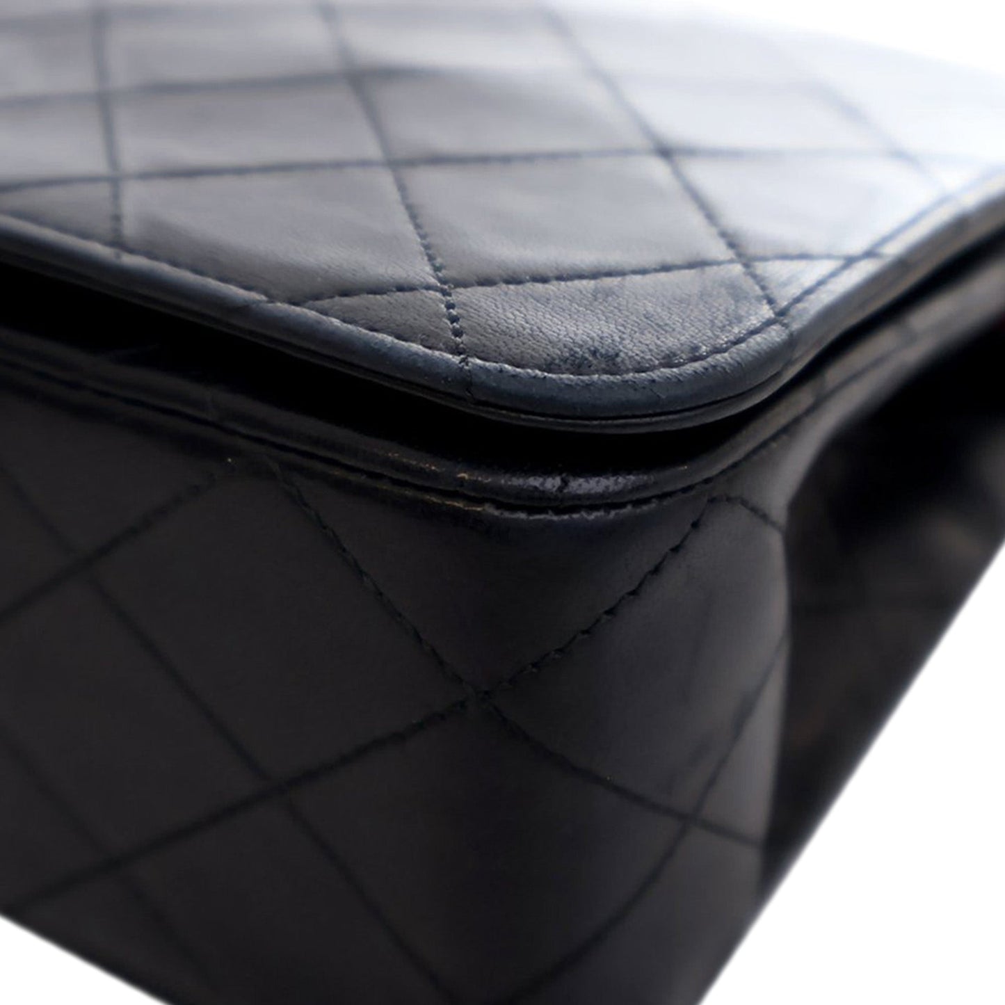 Chanel Small CC Quilted Lambskin Full Flap Black