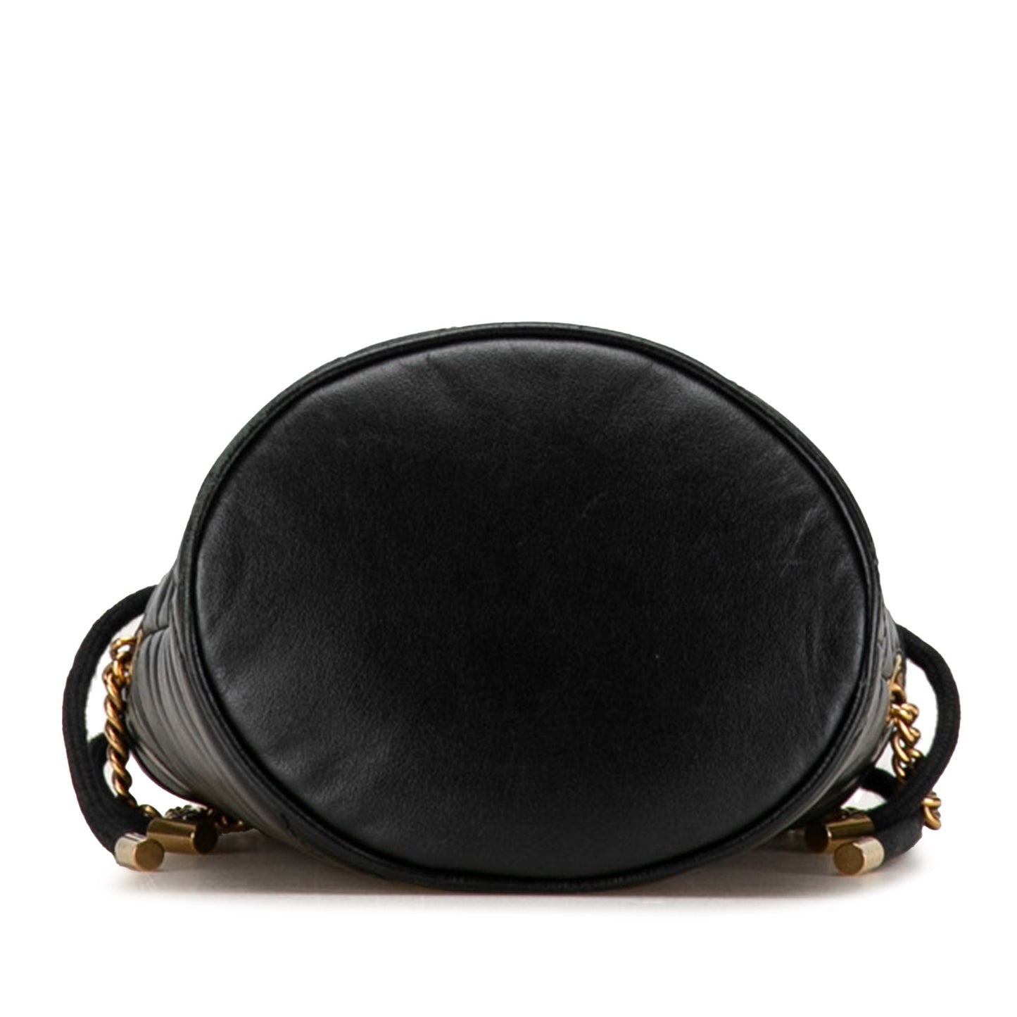 Gucci Mini GG Marmont Matelasse Bucket Bag Black