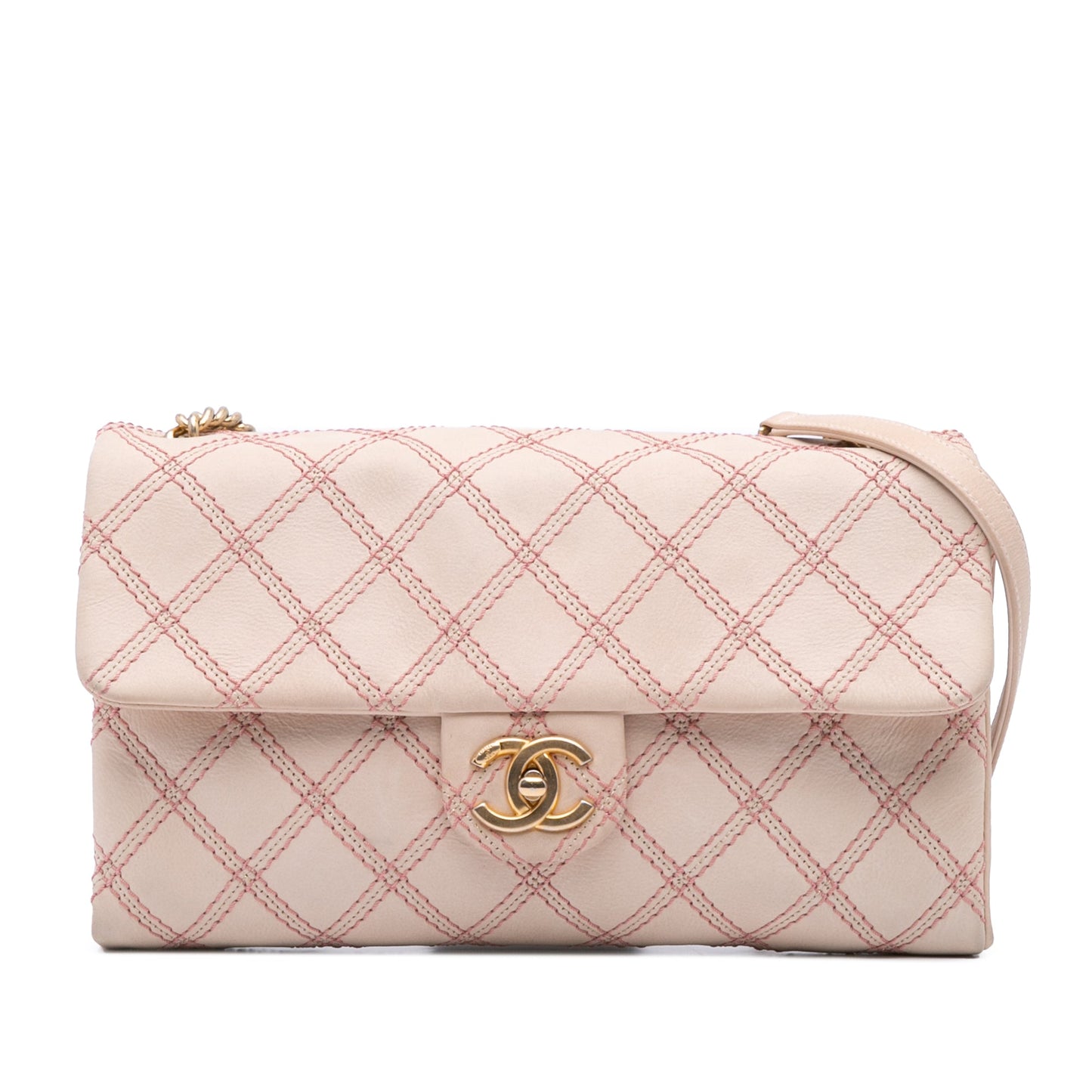 Chanel Jumbo Quilted Calfskin Triple Stitched Flap Brown