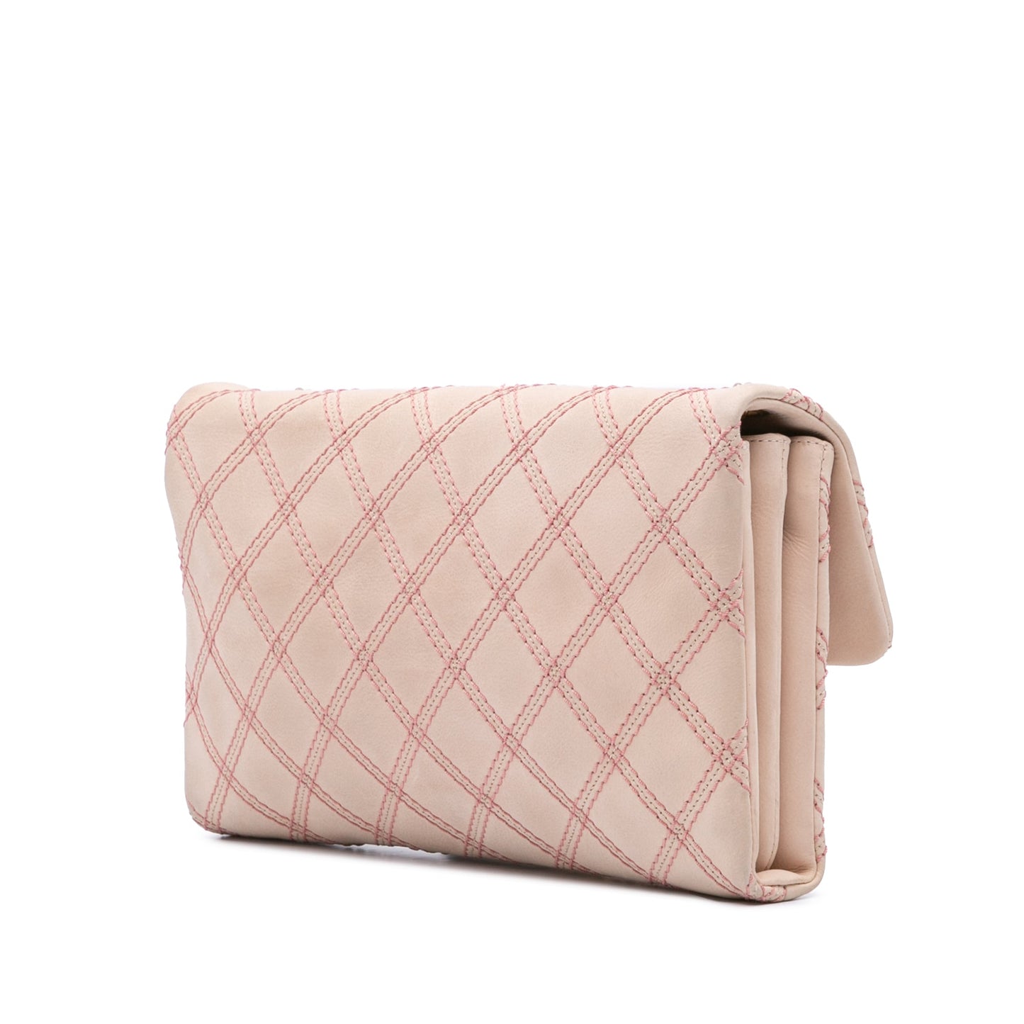 Chanel Jumbo Quilted Calfskin Triple Stitched Flap Brown