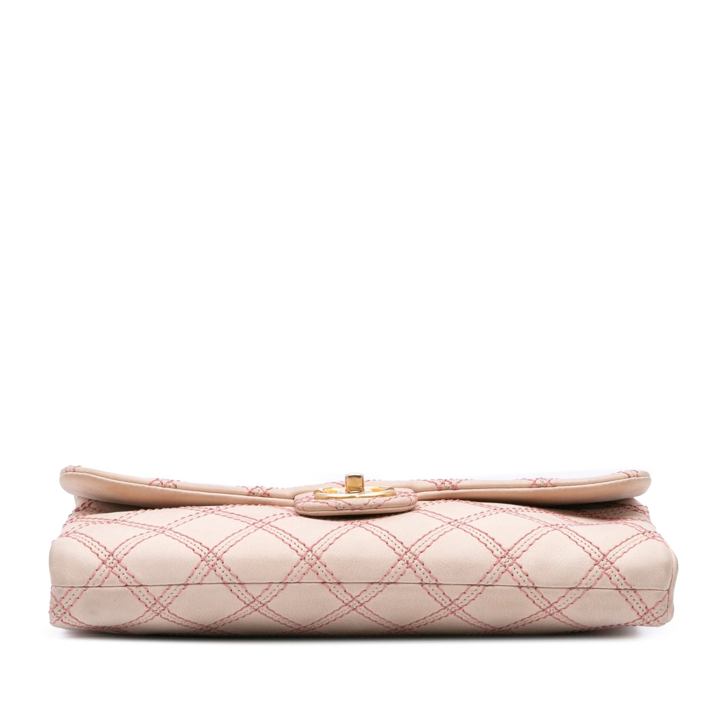Chanel Jumbo Quilted Calfskin Triple Stitched Flap Brown