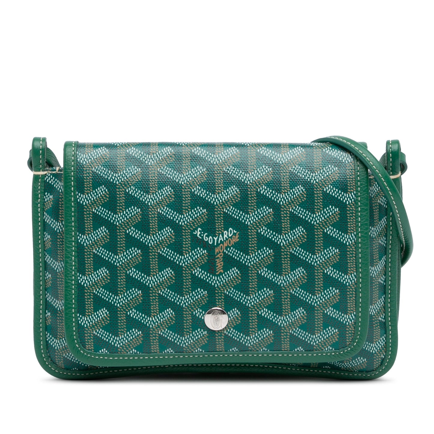 Goyard Goyardine Plumet Pocket Wallet Green