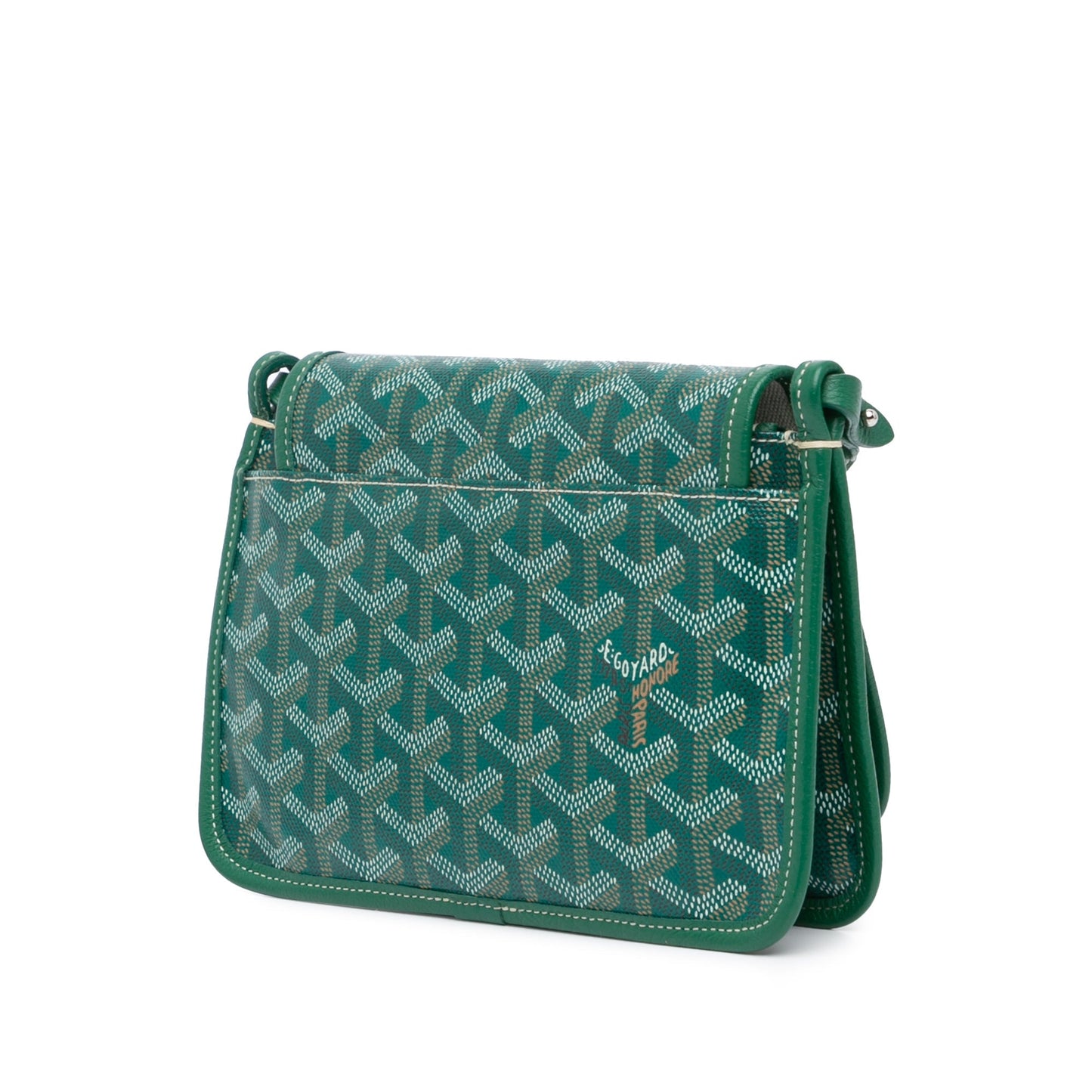 Goyard Goyardine Plumet Pocket Wallet Green