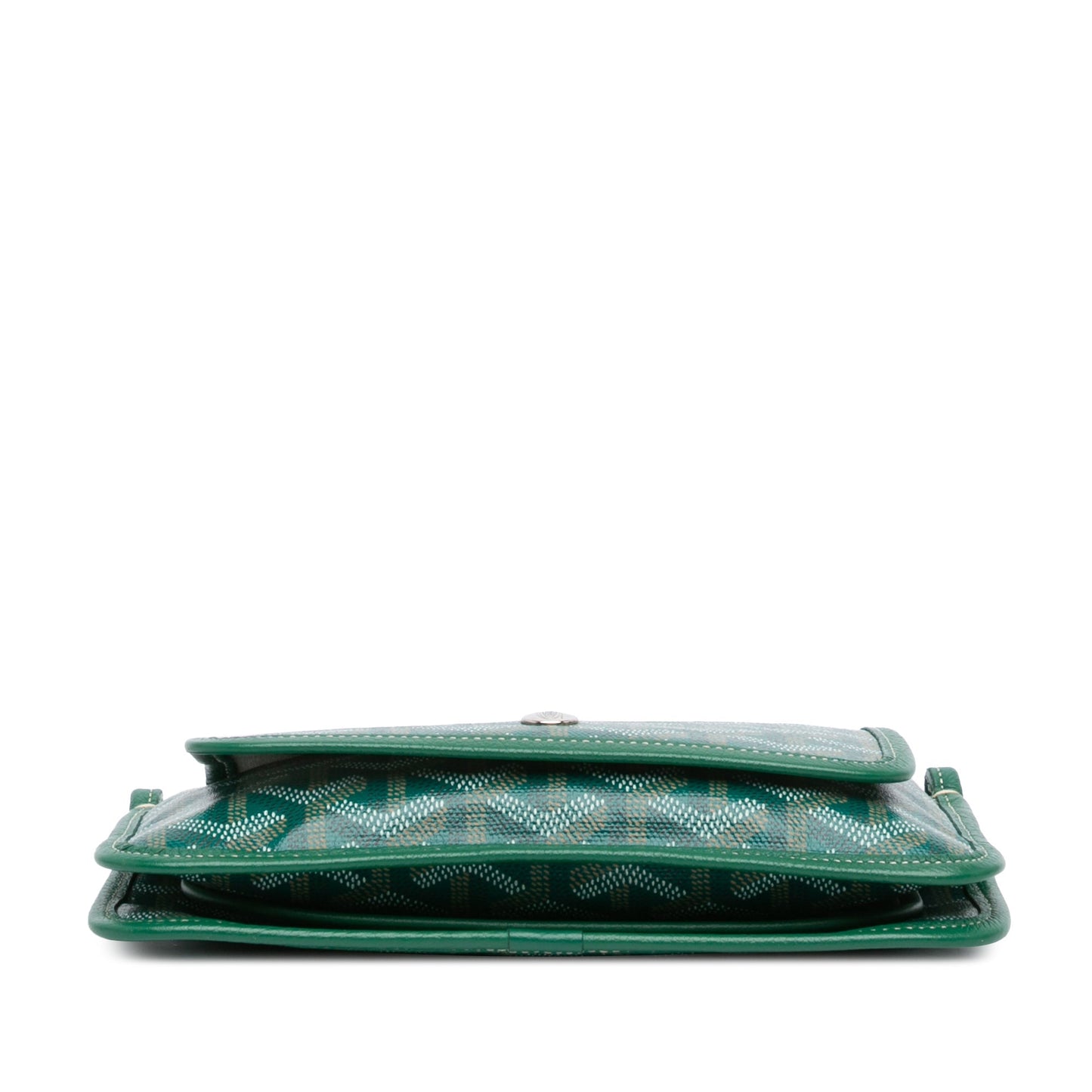 Goyard Goyardine Plumet Pocket Wallet Green