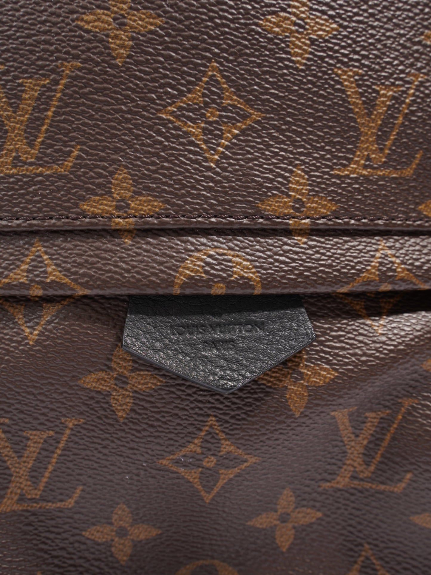 Louis Vuitton Palm Springs Monogram / Black Coated Canvas Medium