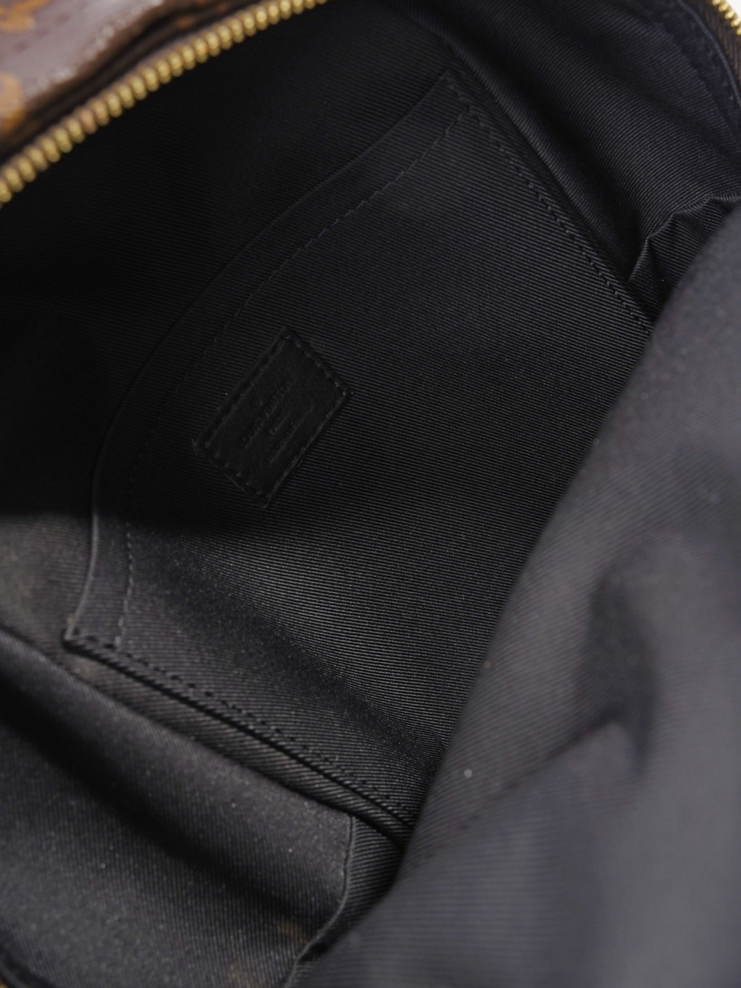 Louis Vuitton Palm Springs Monogram / Black Coated Canvas Medium