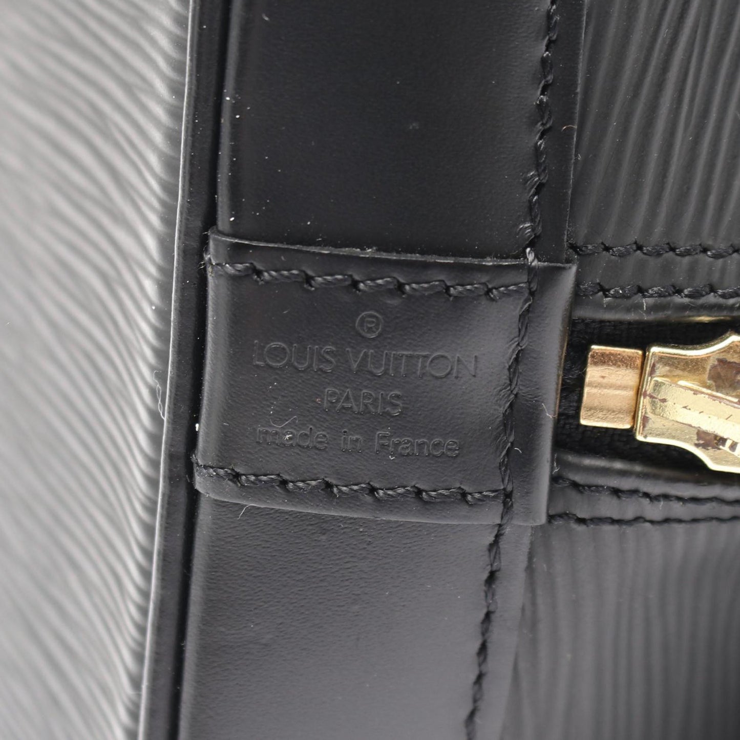 Louis Vuitton Epi Alma PM Black