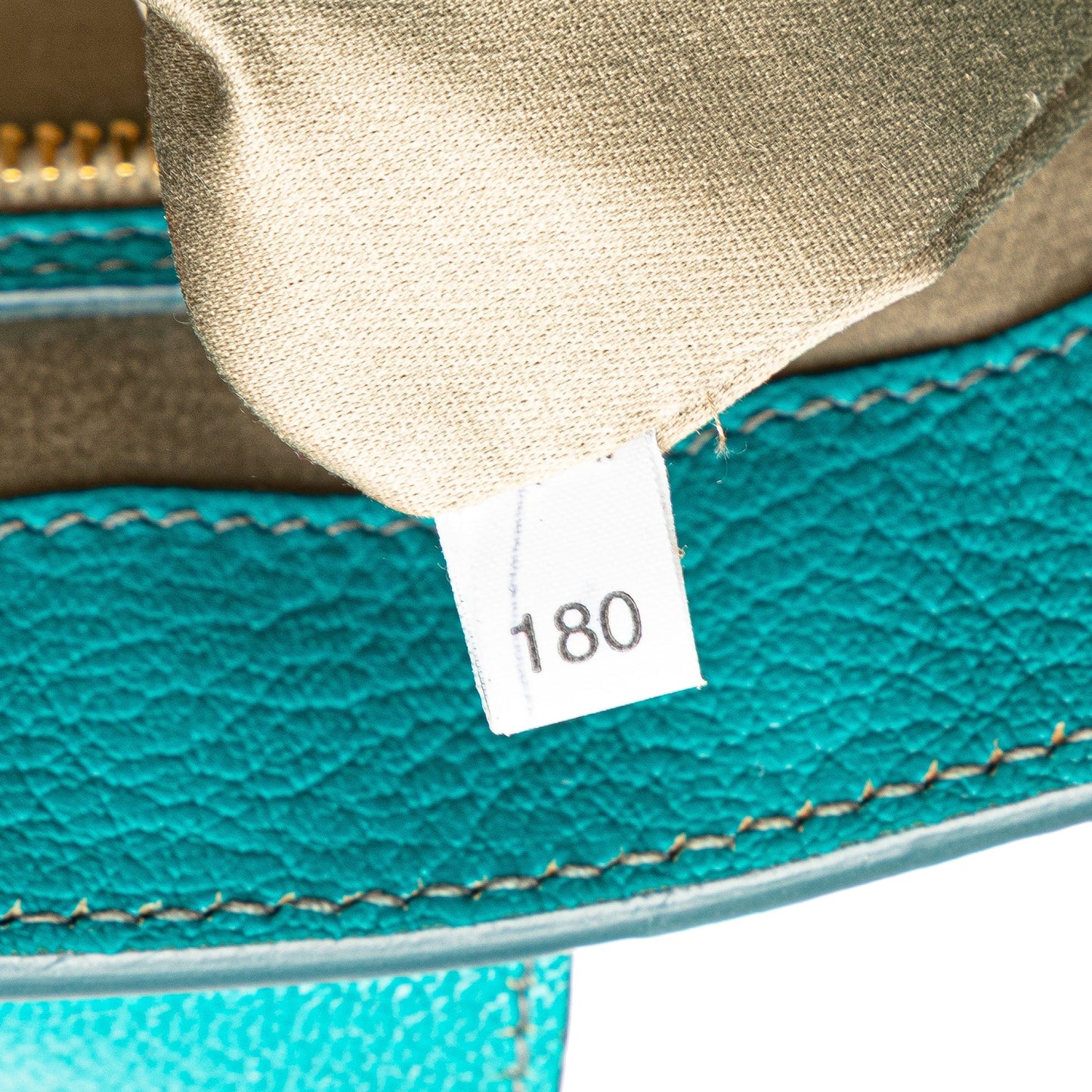Miu Miu Goatskin Madras Satchel Blue