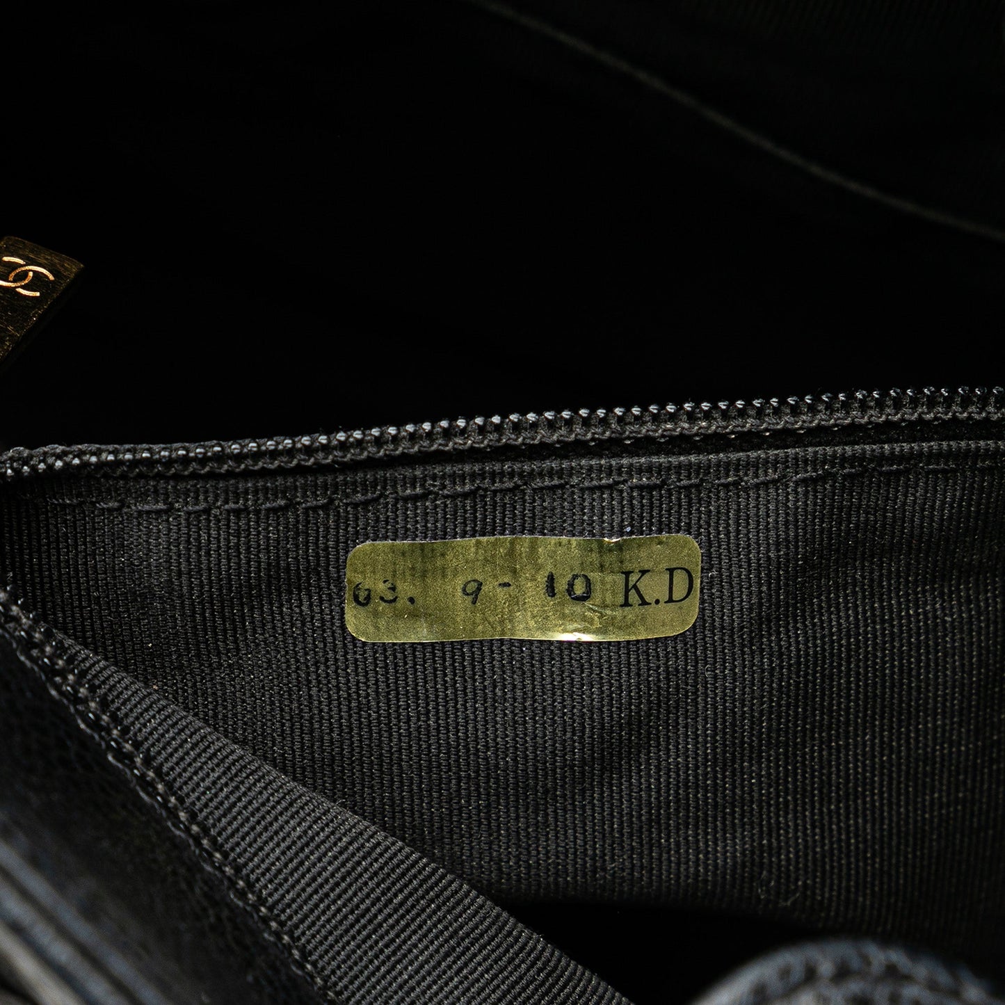 Chanel Caviar Petite Shopping Tote Black