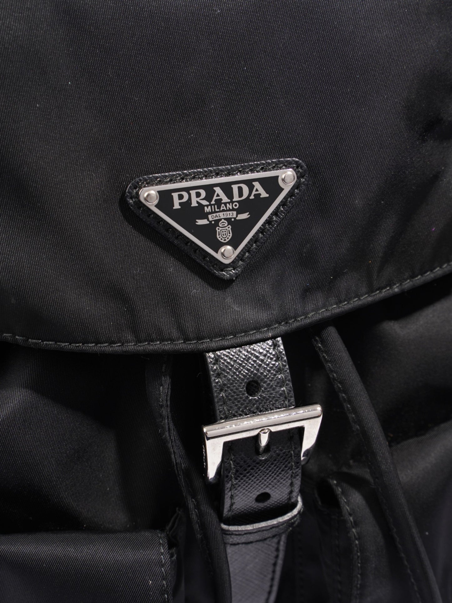 Prada Nylon back pack Black Re Nylon