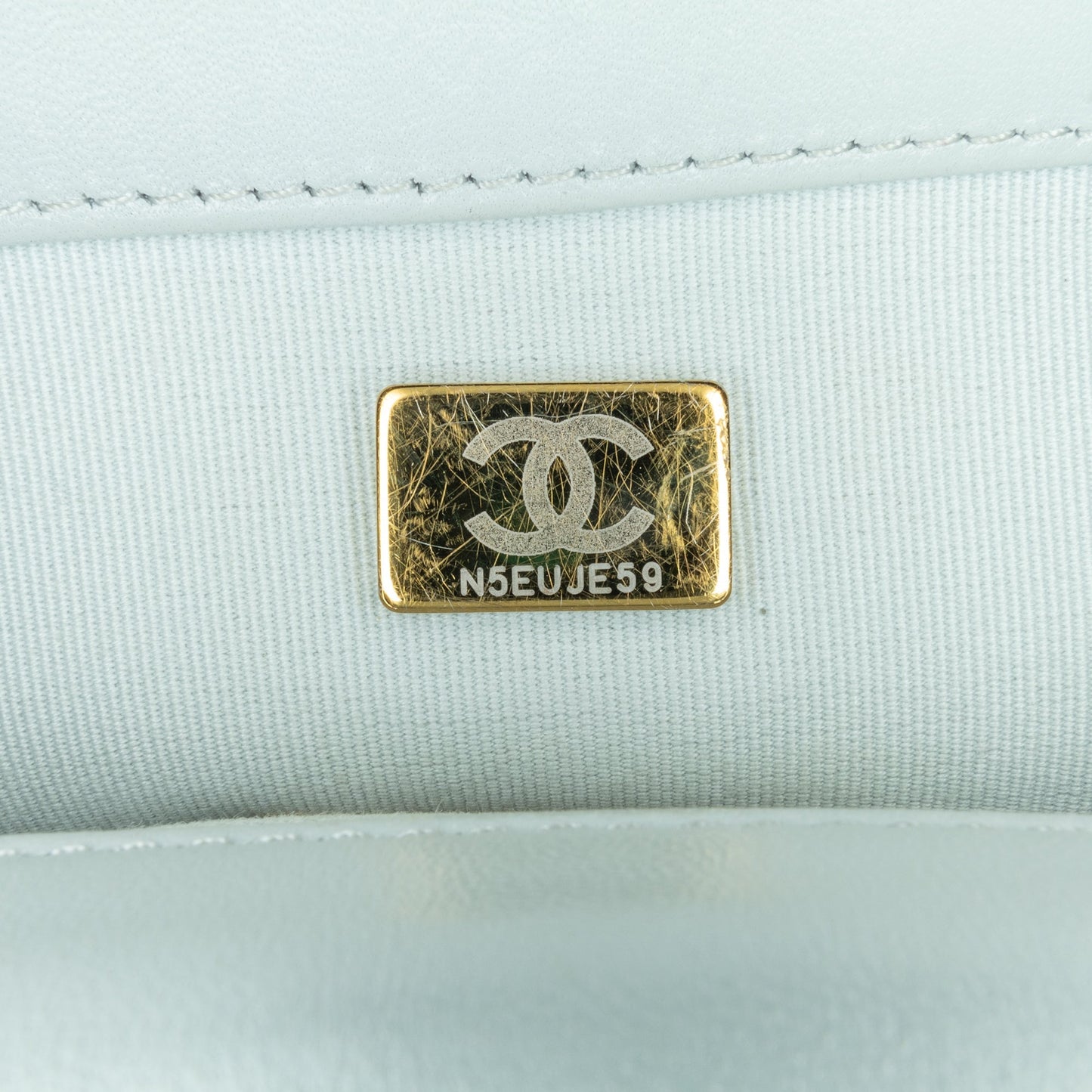 Chanel Medium Lambskin 19 Flap Gray