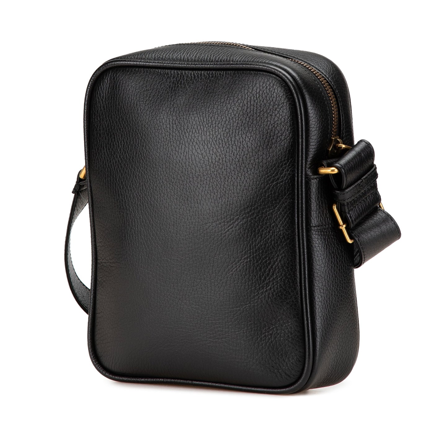 Gucci Leather Logo Crossbody Black