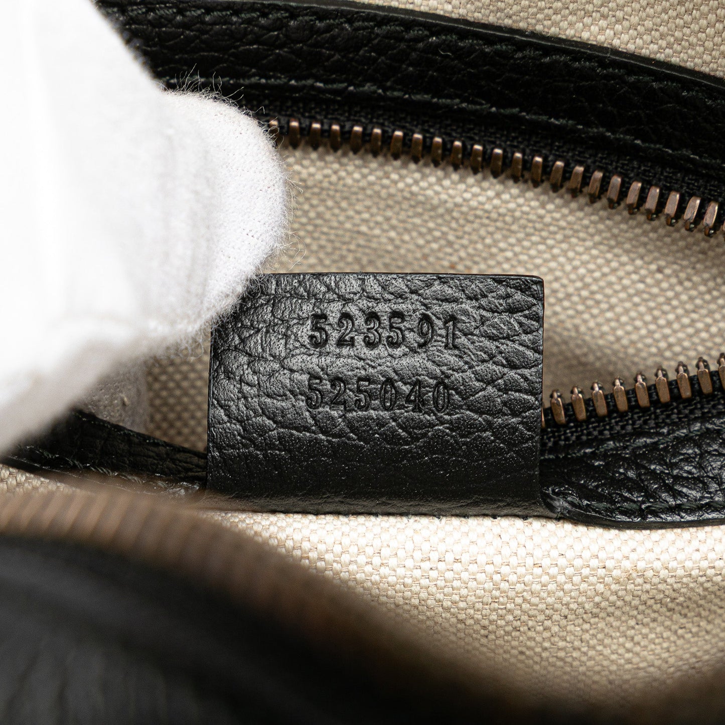 Gucci Leather Logo Crossbody Black