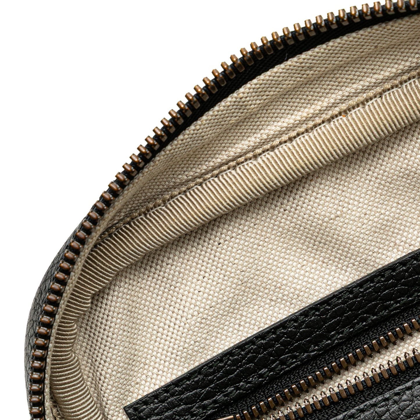 Gucci Leather Logo Crossbody Black