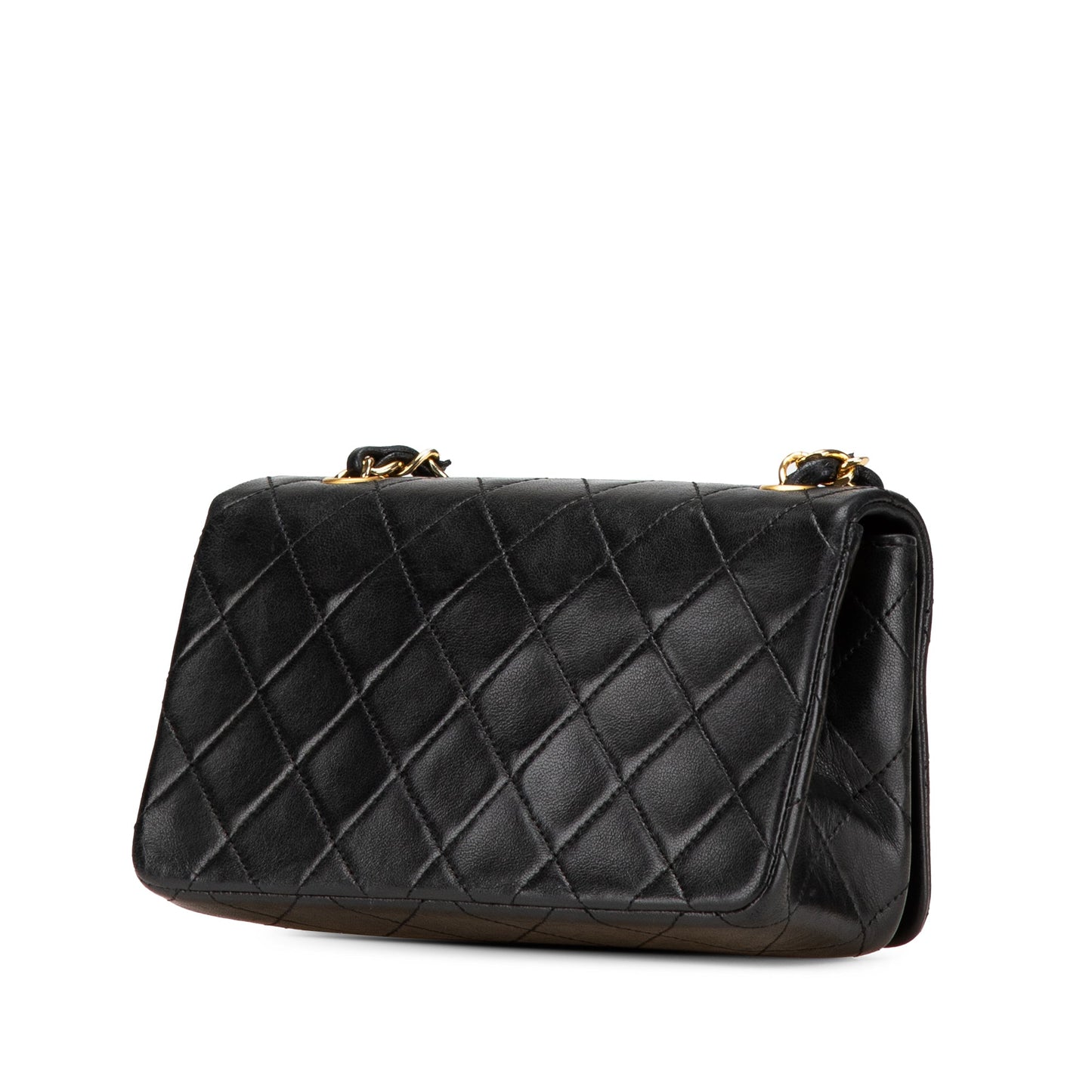 Chanel Mini CC Quilted Lambskin Full Flap Black