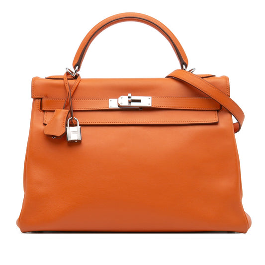 Hermès Swift Kelly II Retourne 32 Orange