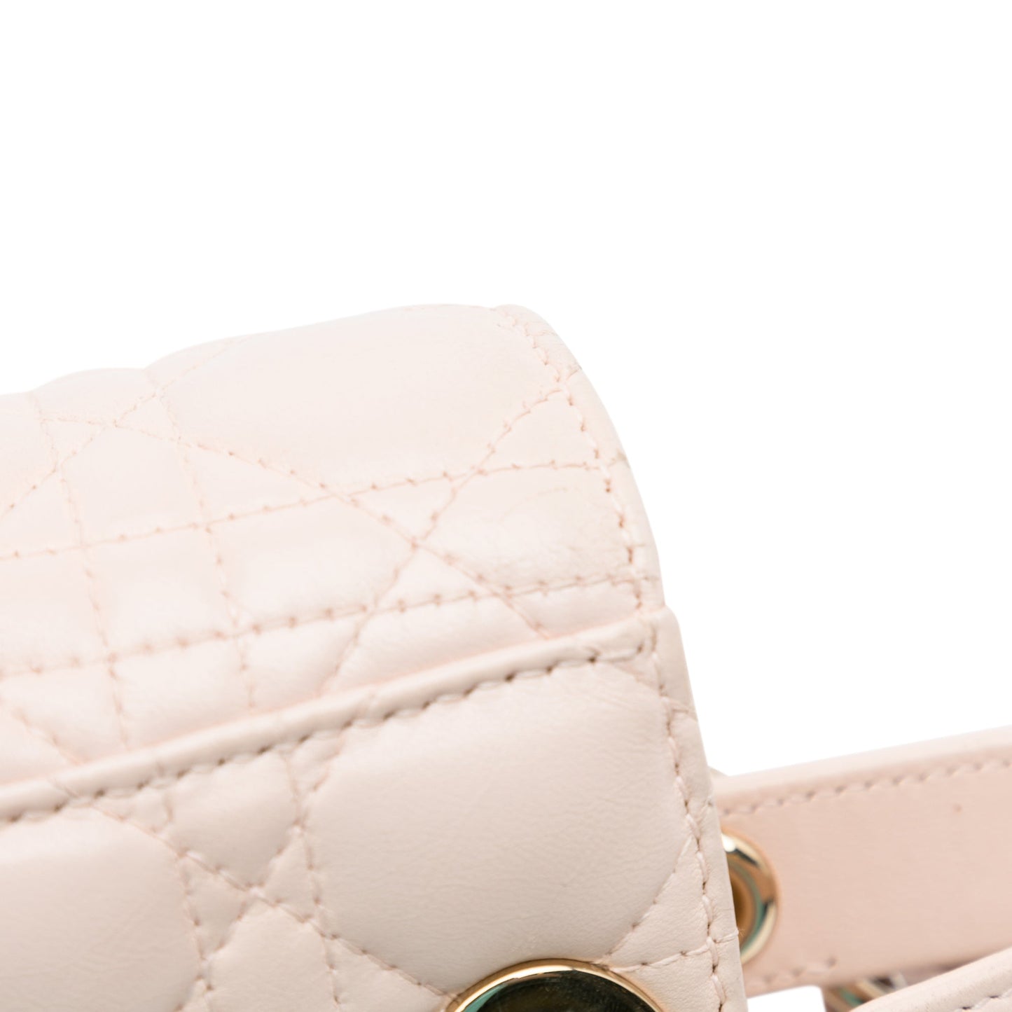 Dior Small Lambskin Cannage My ABCDior Lady Dior Pink