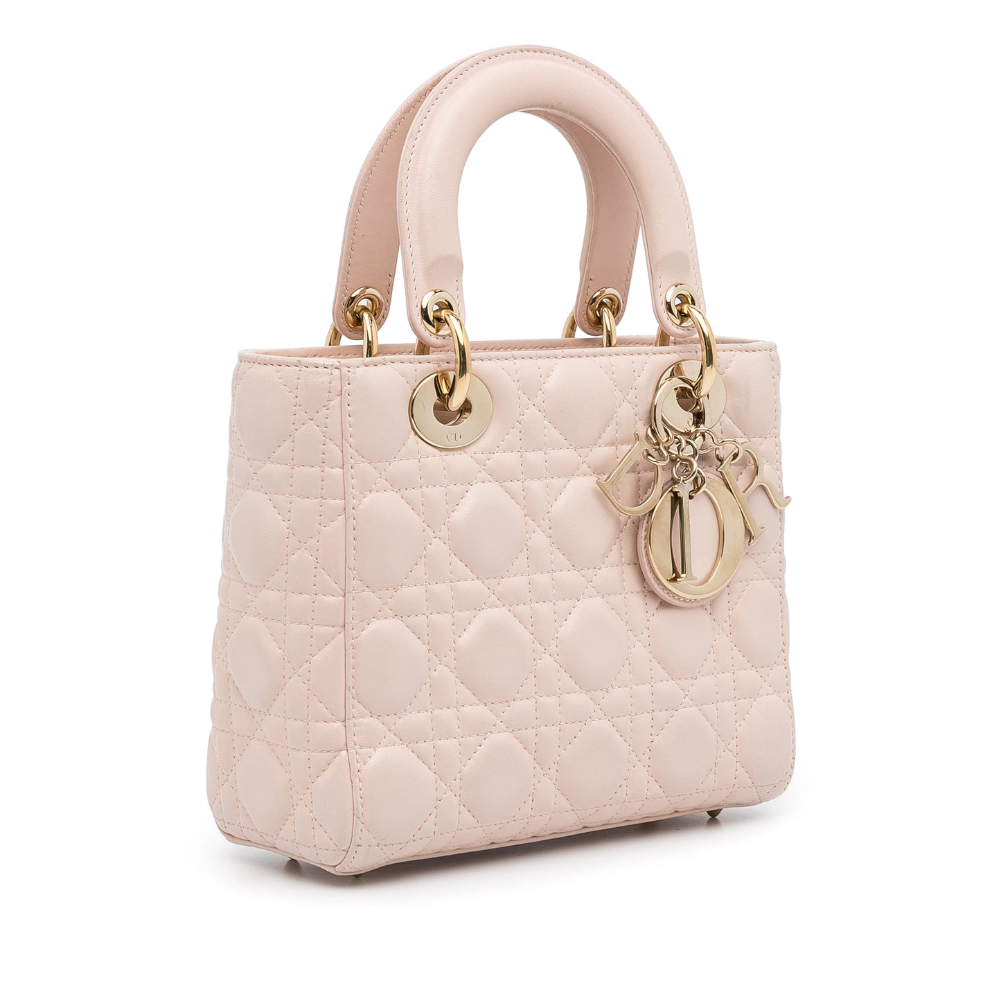 Dior Small Lambskin Cannage My ABCDior Lady Dior Pink