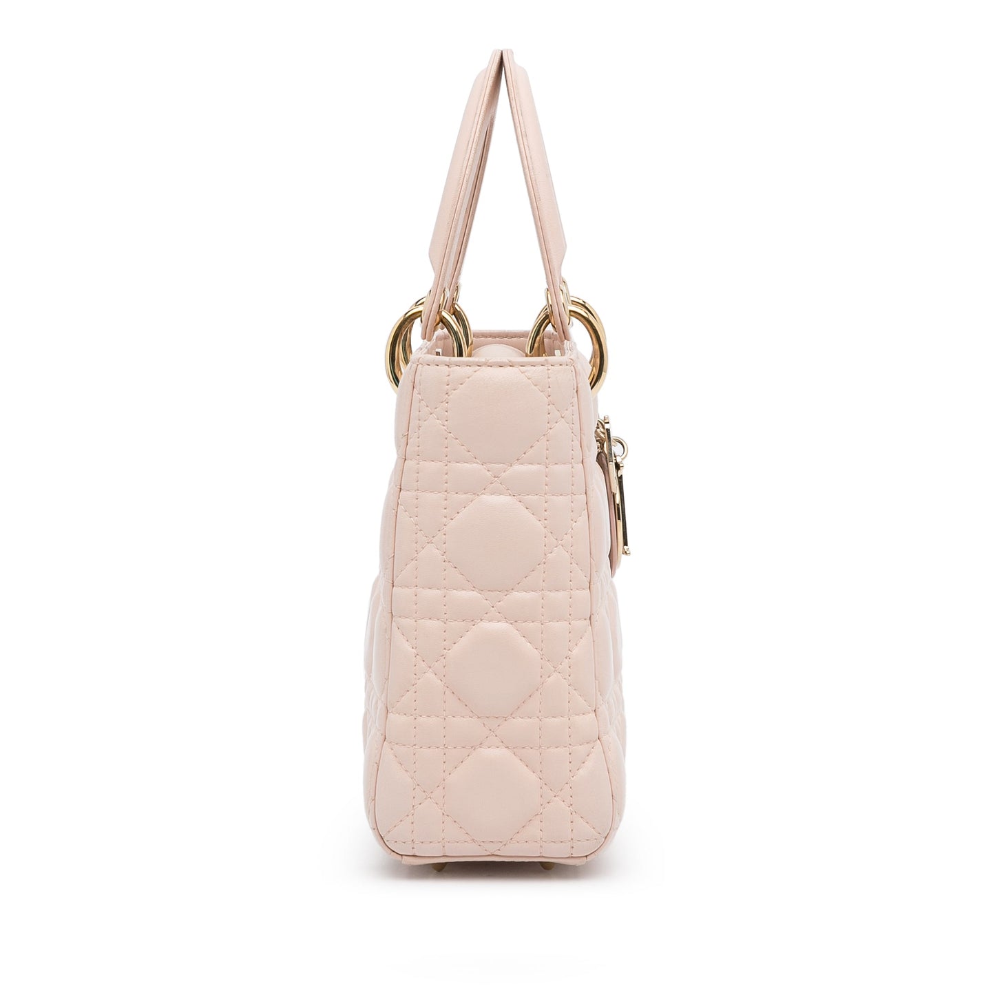 Dior Small Lambskin Cannage My ABCDior Lady Dior Pink