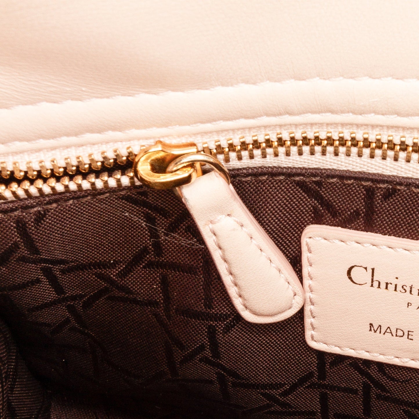 Dior Small Lambskin Cannage My ABCDior Lady Dior Pink