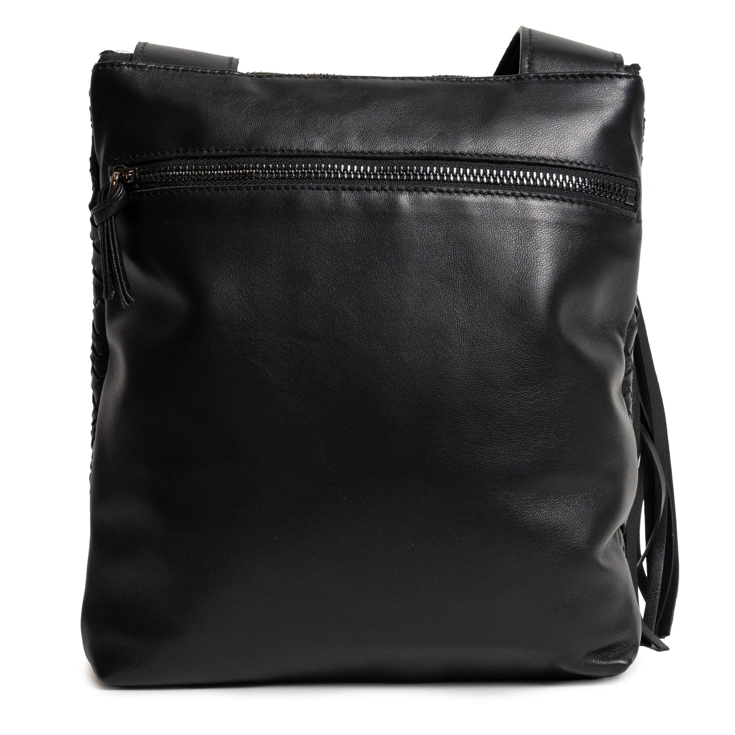 Kim Nappa Leather Crossbody Bag in Black