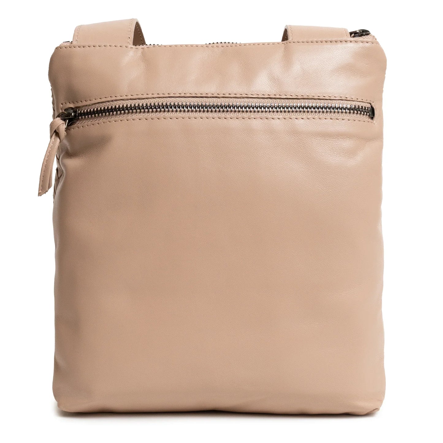 Kim Nappa Leather Crossbody Bag in Caffellatte