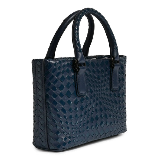 Women Mini Top Handle Madison Bag in Carta da Zucchero Nappa and Patent Leather
