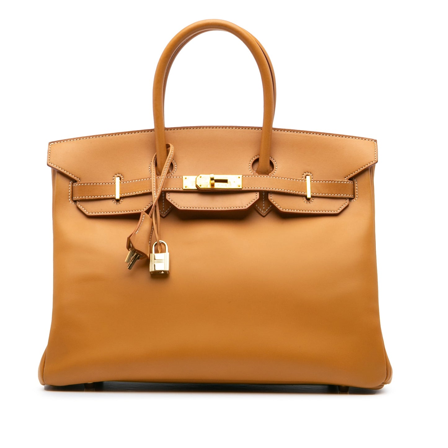 Hermès Vache Natural Birkin Retourne 35 Brown