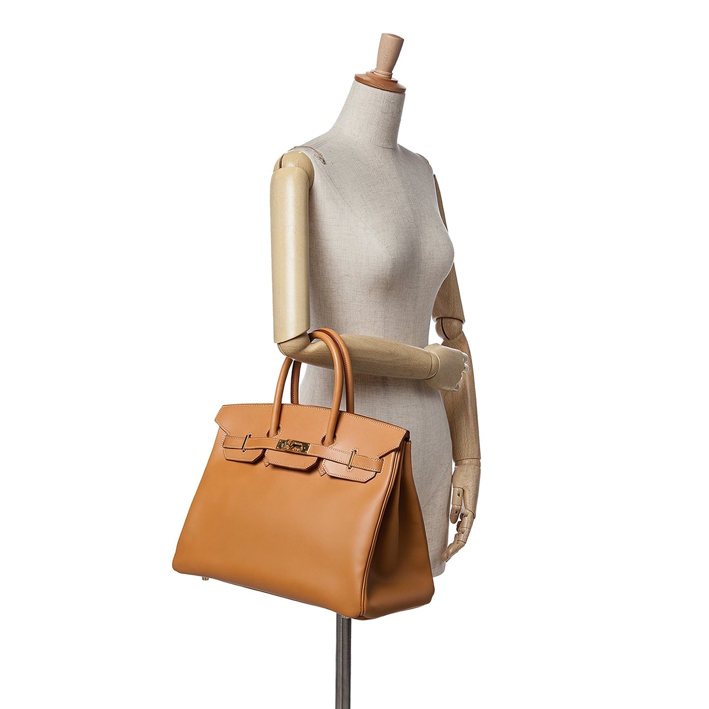 Hermès Vache Natural Birkin Retourne 35 Brown