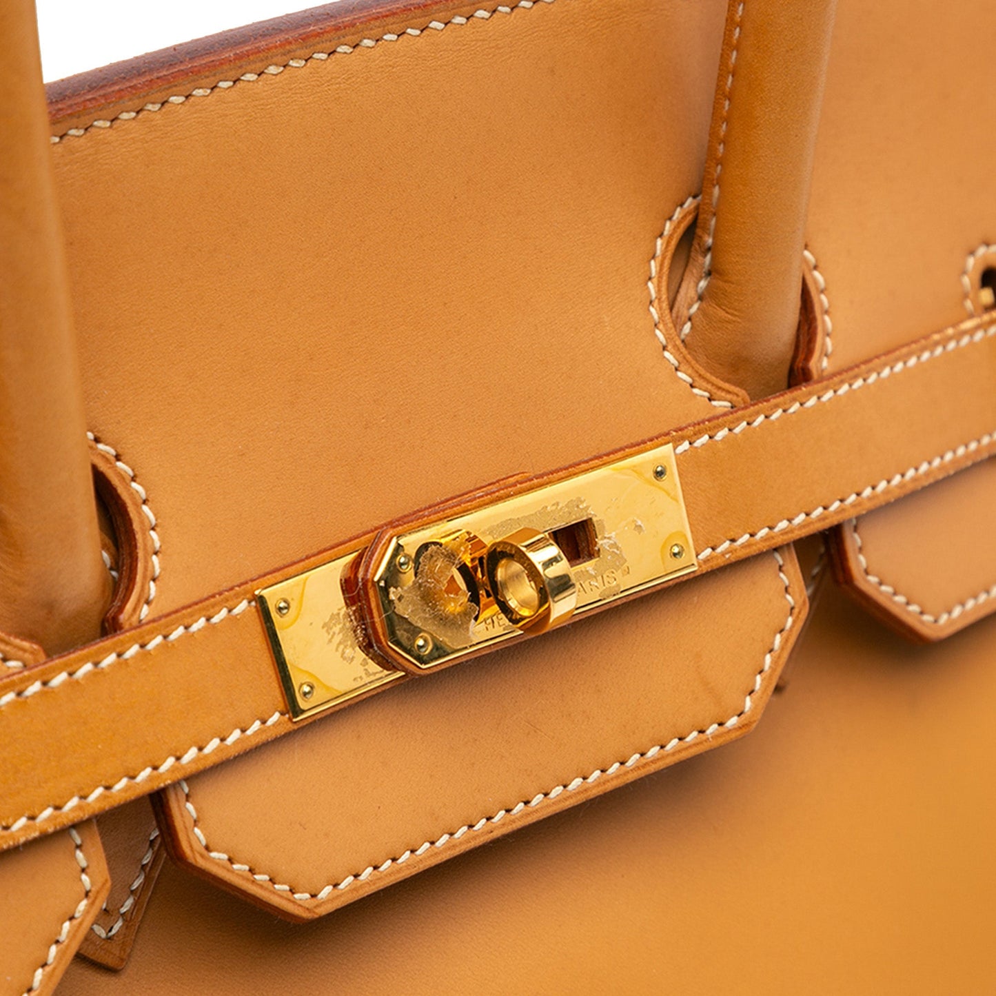 Hermès Vache Natural Birkin Retourne 35 Brown