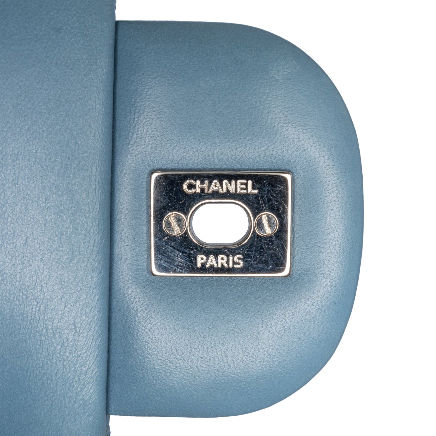 Chanel Jumbo Classic Lambskin Double Flap Blue