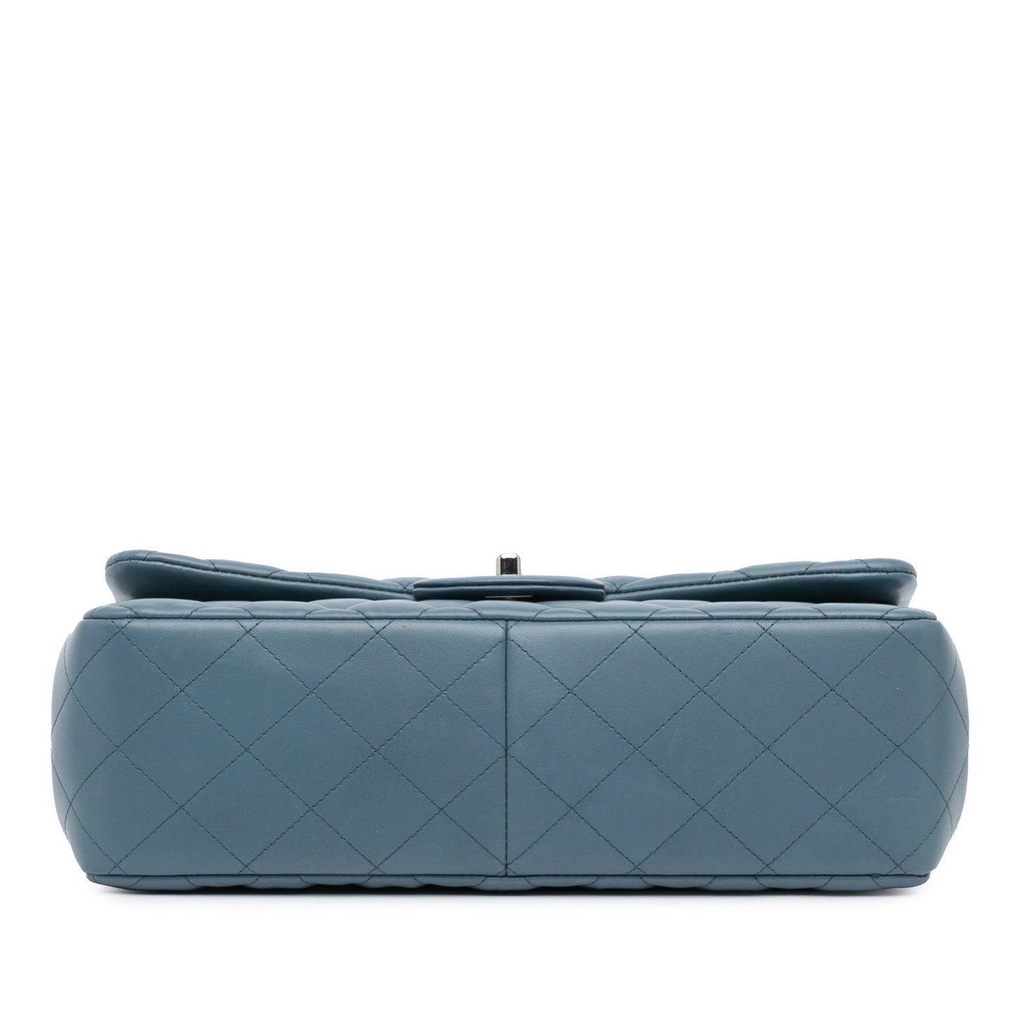 Chanel Jumbo Classic Lambskin Double Flap Blue