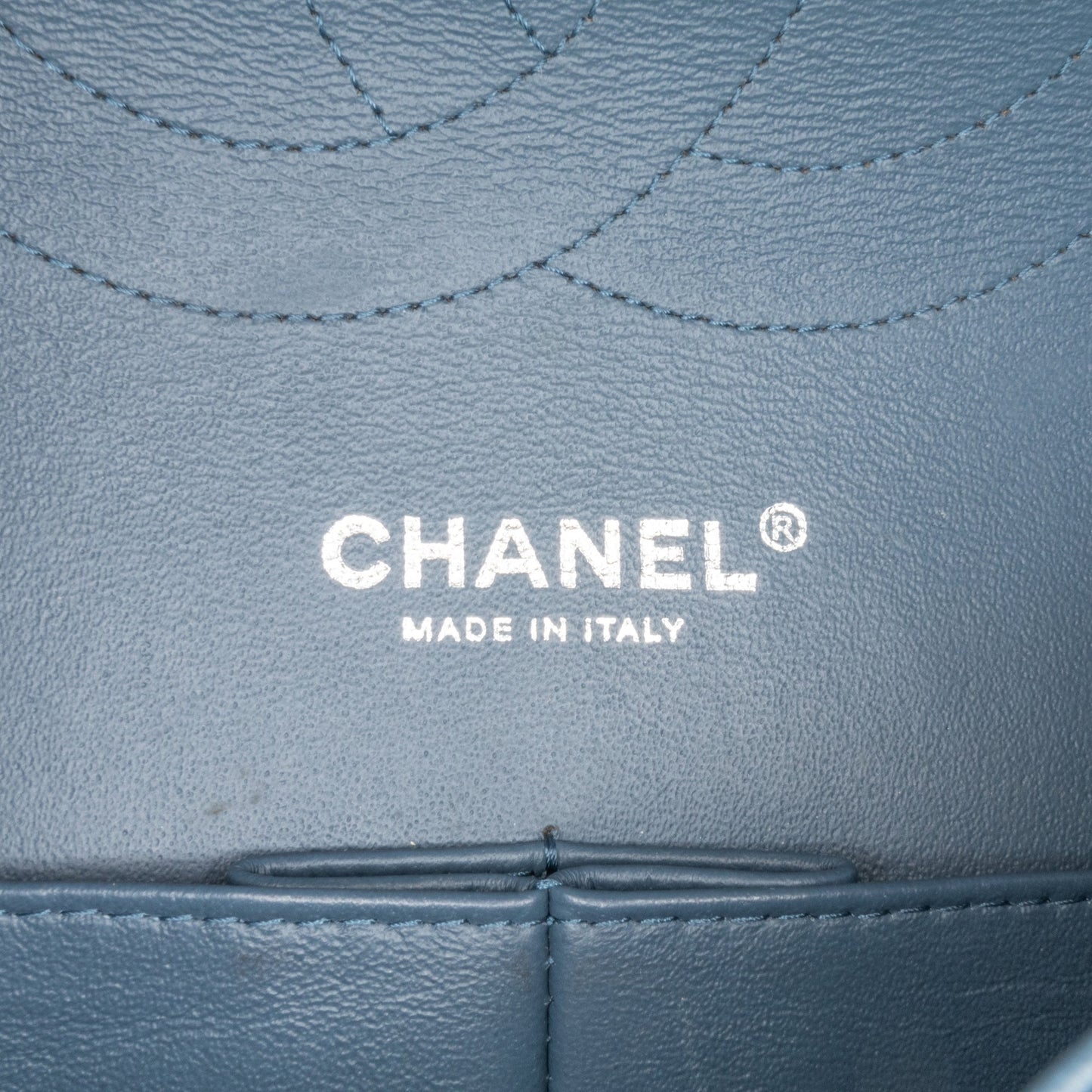 Chanel Jumbo Classic Lambskin Double Flap Blue
