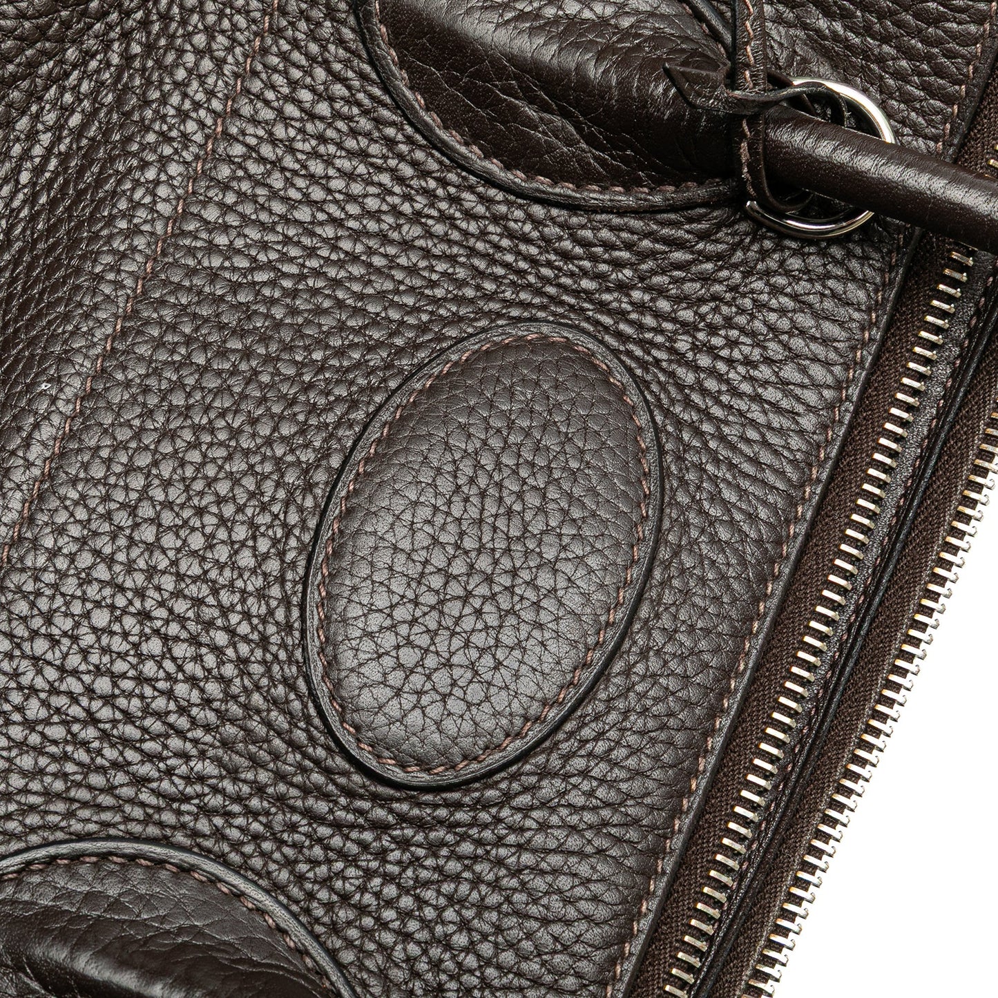 Hermès Clemence Bolide 35 Brown