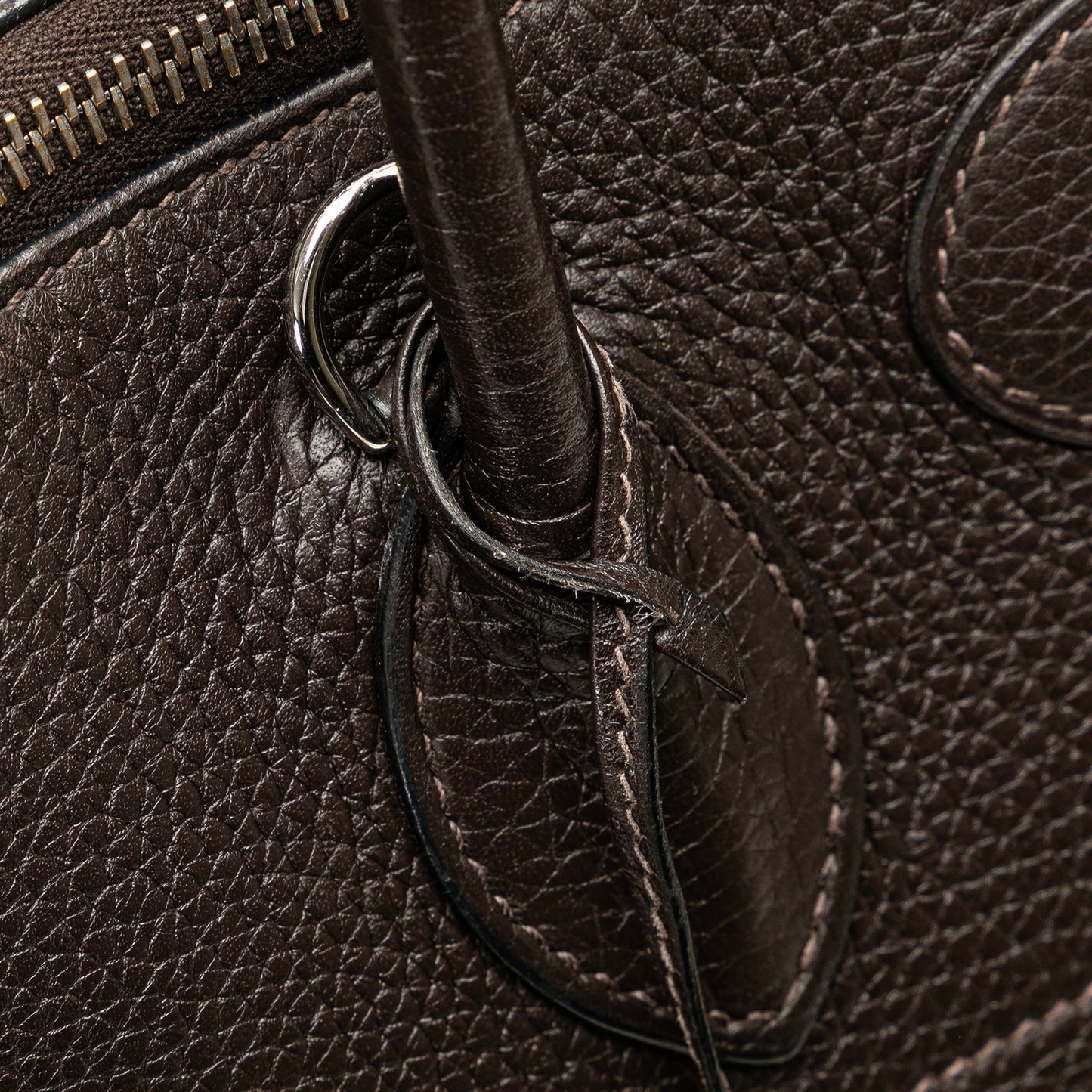 Hermès Clemence Bolide 35 Brown