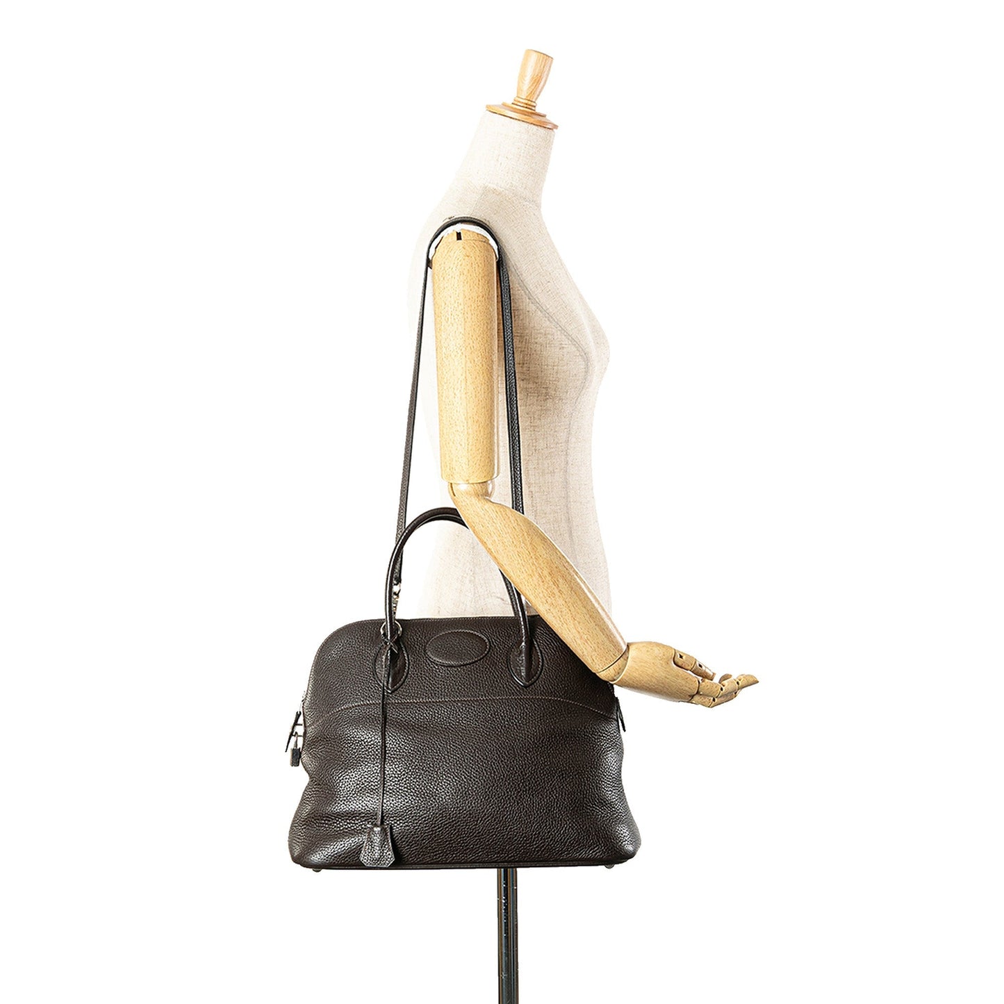 Hermès Clemence Bolide 35 Brown